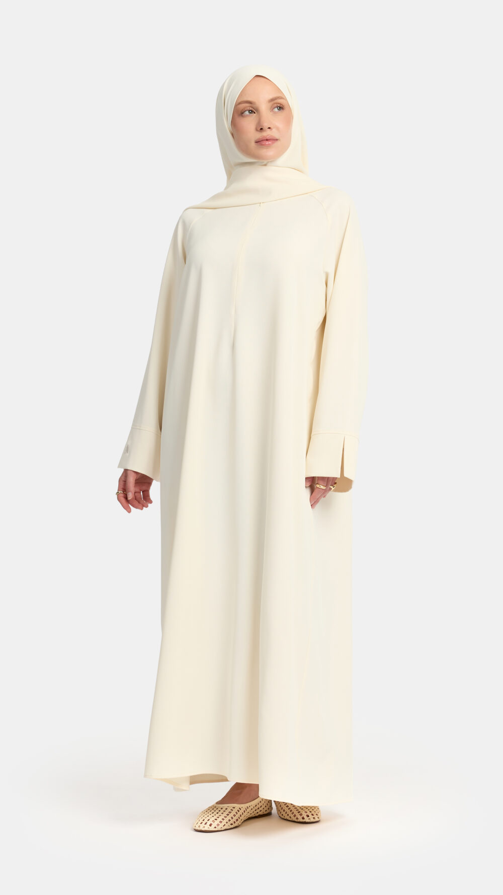 Oversized abaya Cream - Afbeelding 2