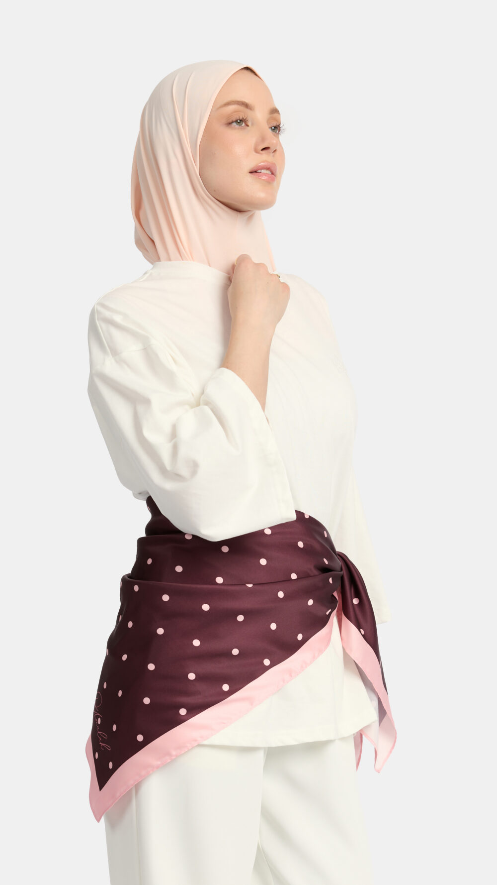 Soft dot Bandana Brown - Afbeelding 2