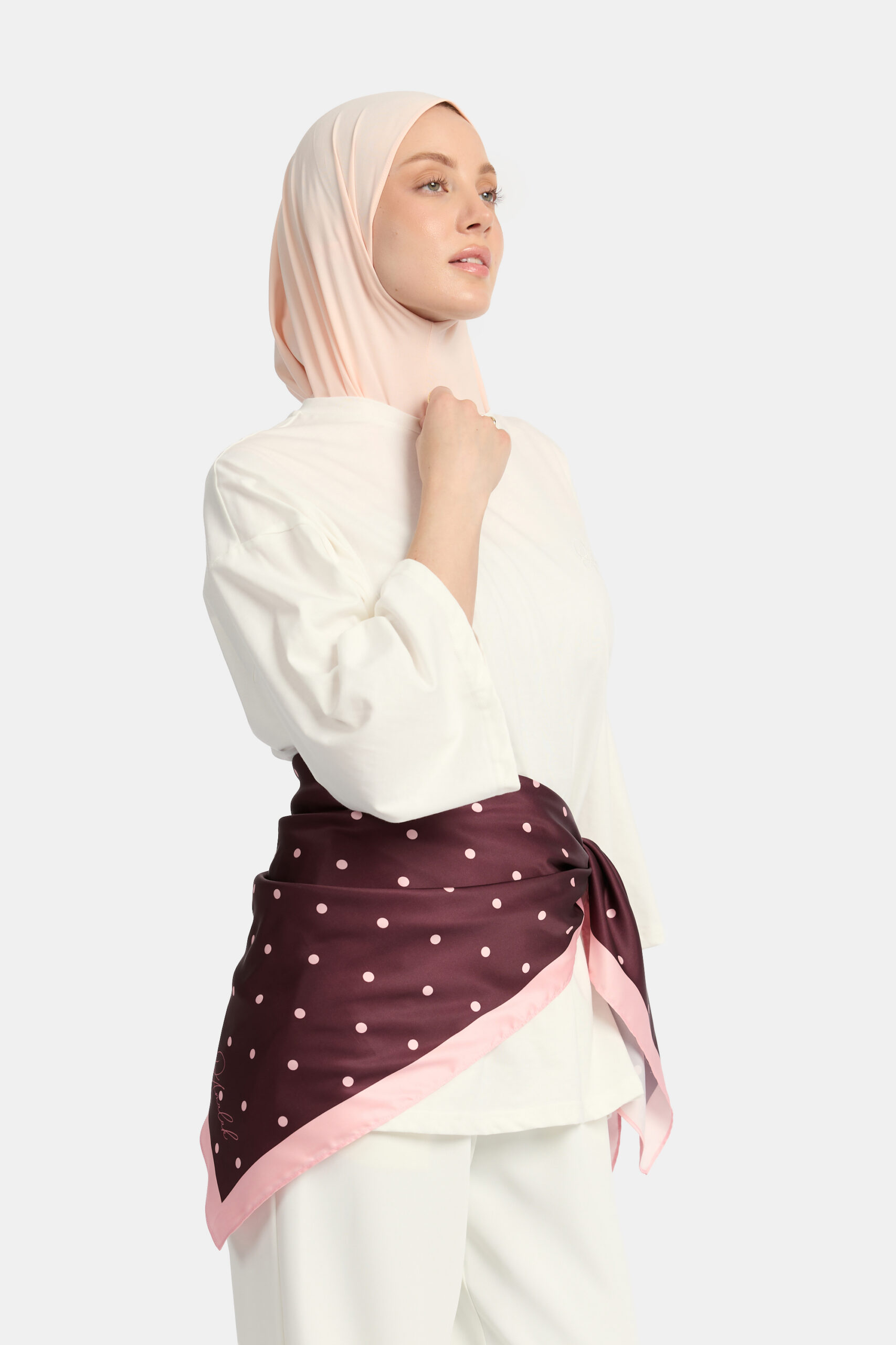 Soft dot Bandana Brown - Afbeelding 2