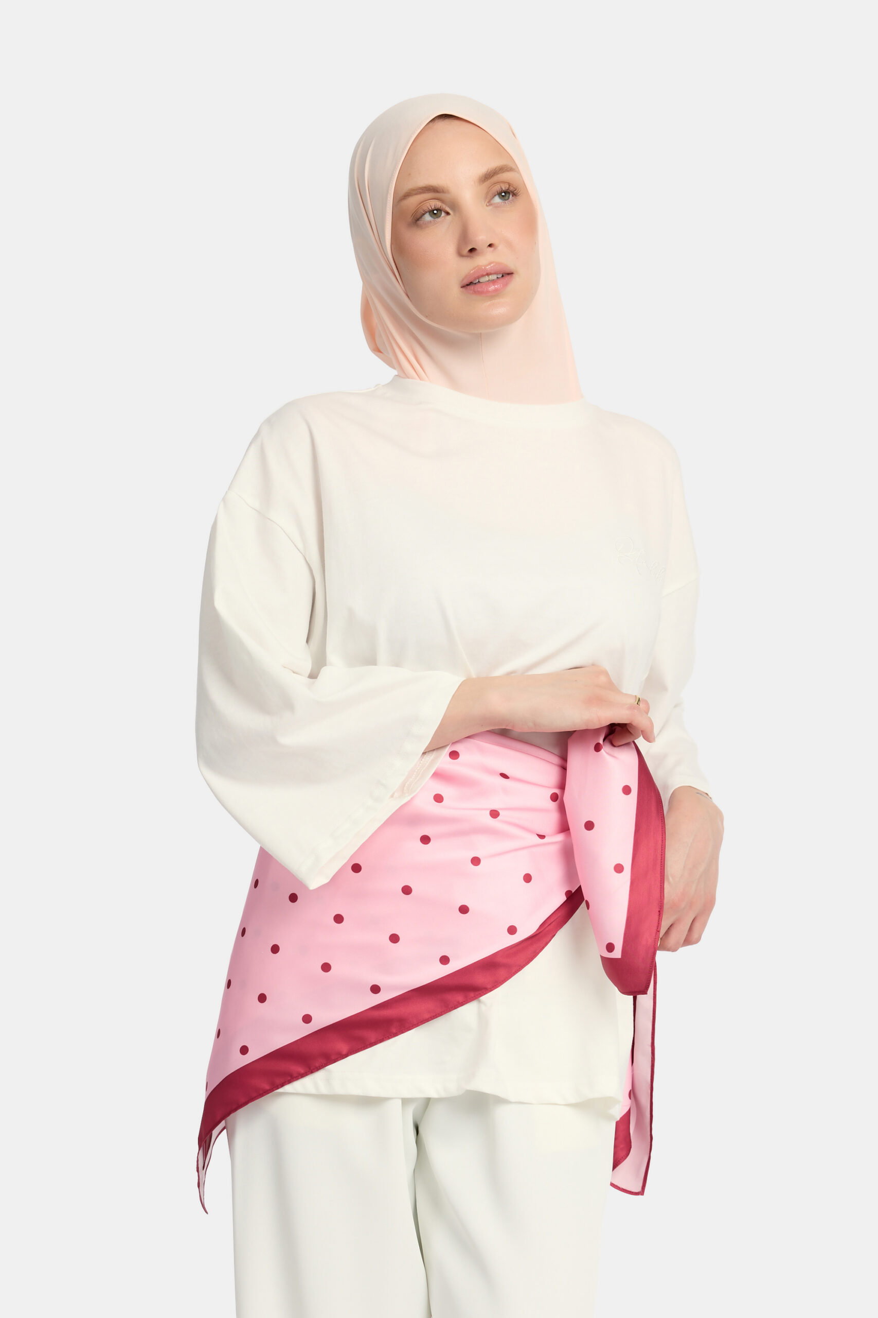 Soft dot Bandana Pink