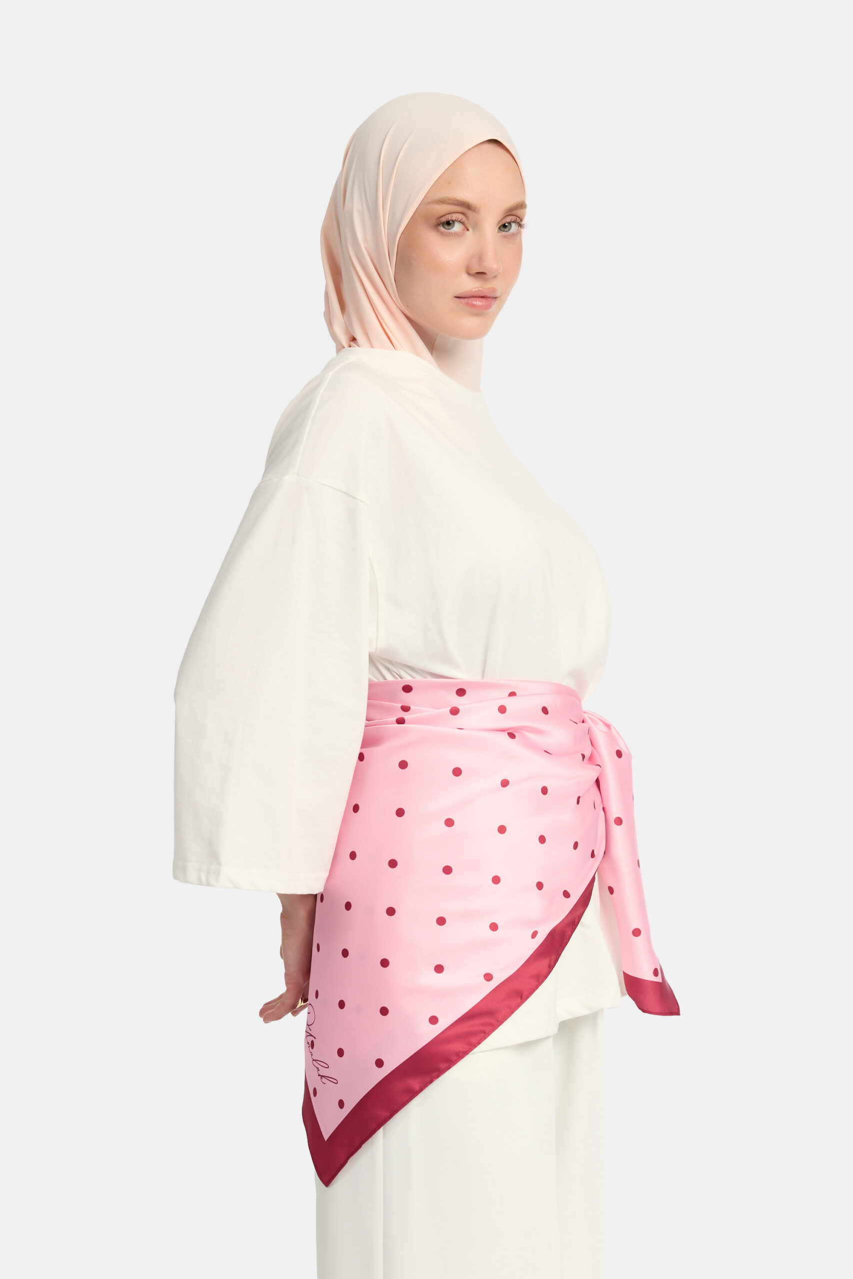 Soft dot Bandana Pink - Afbeelding 3